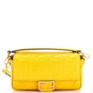 Fendi Baguette Nm Bag Zucca Embossed #254393F21B